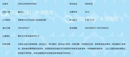 重慶市萬盛區興業會計咨詢